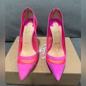 CHRISTIAN LOUBOUTIN Veau Velours Rete Galativi